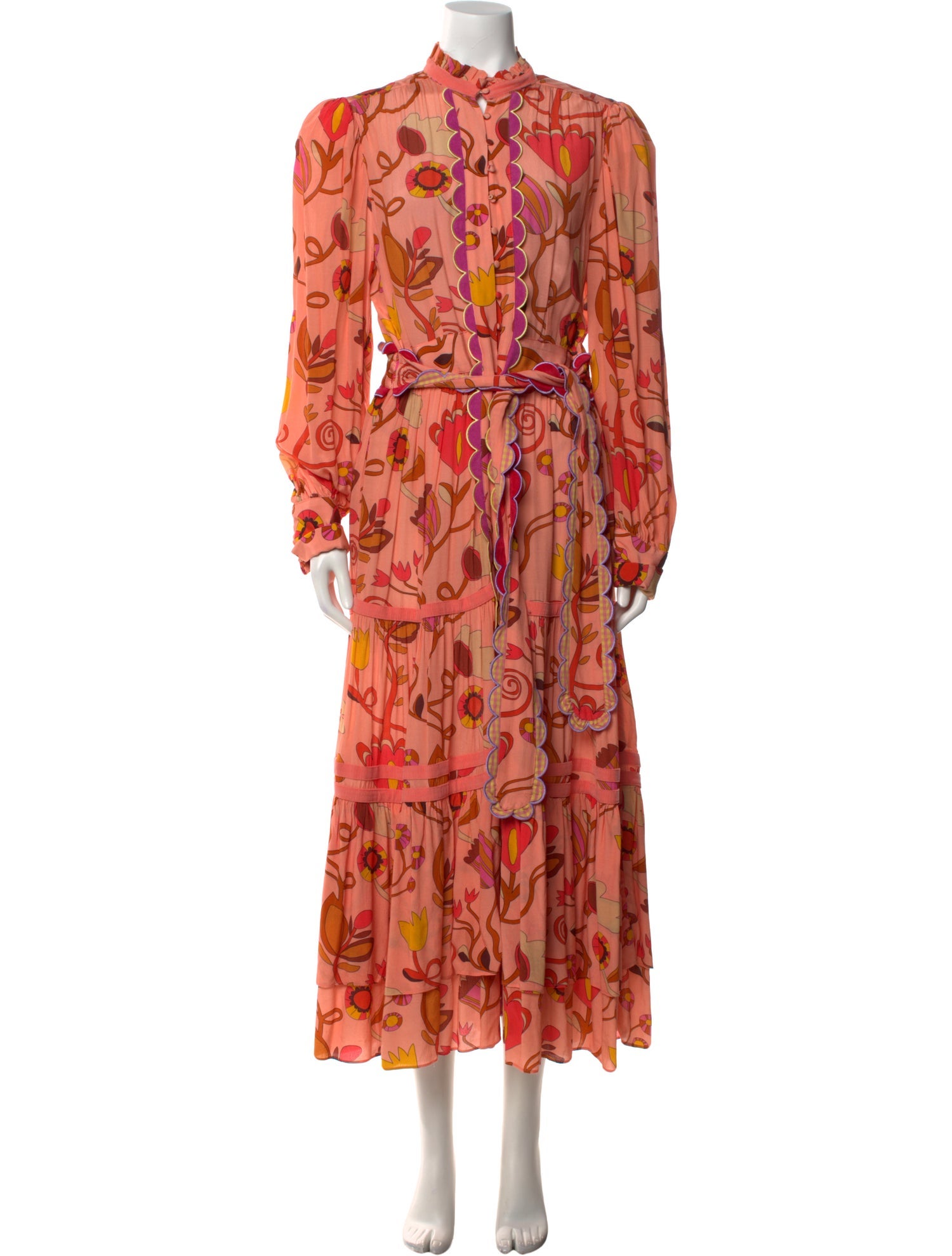 Celia B Floral Print Long Dress