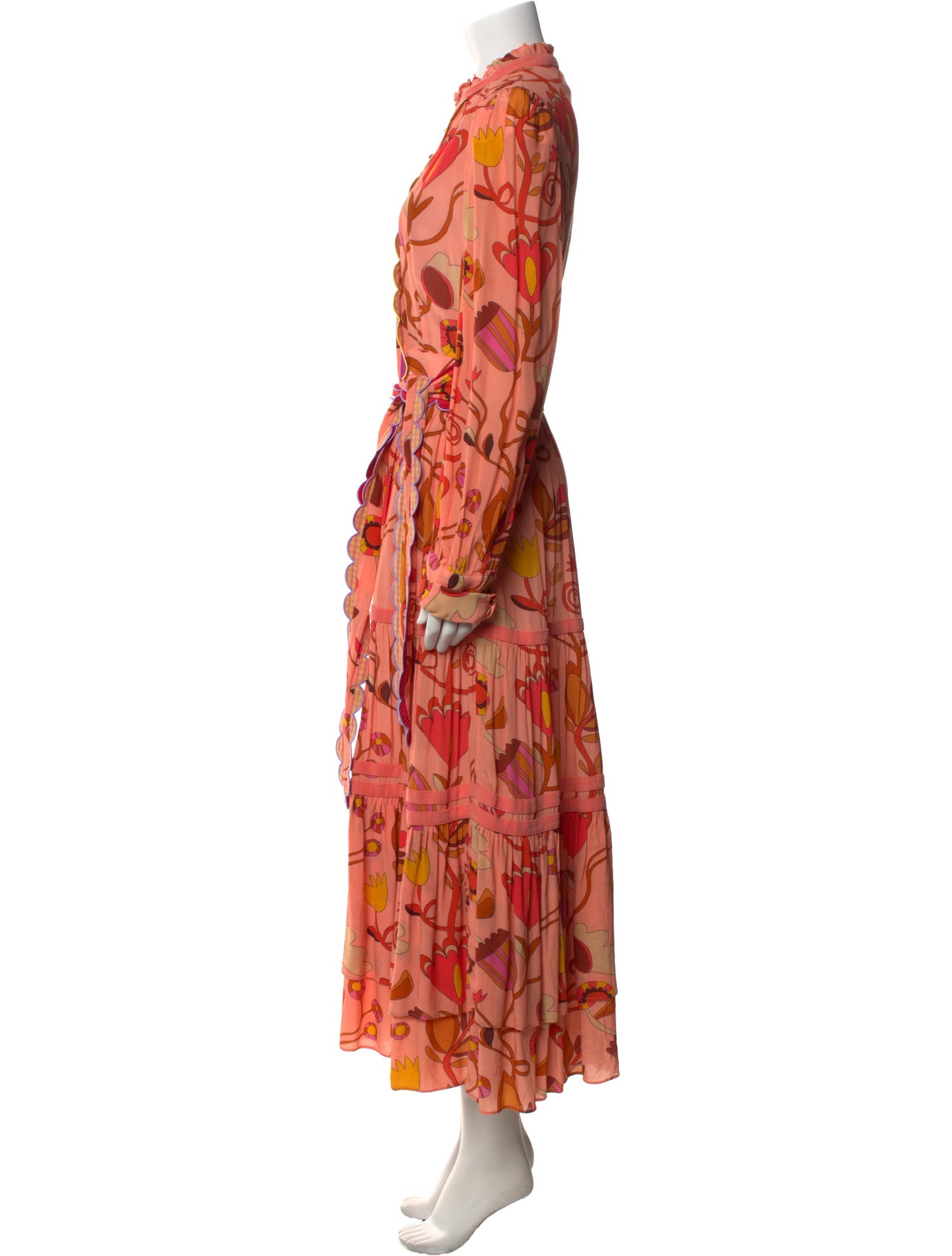 Celia B Floral Print Long Dress