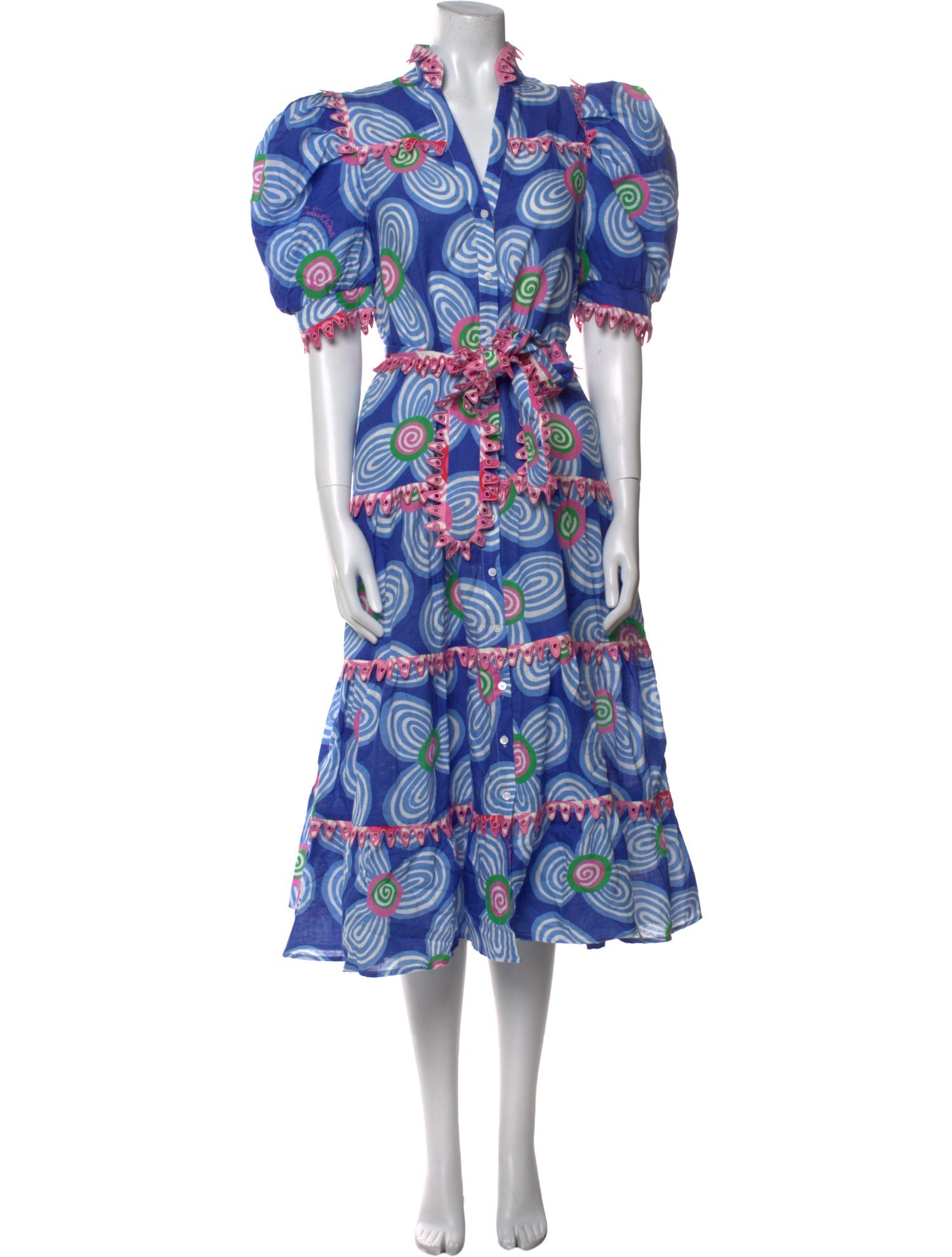 Celia B Paisley Print Midi Length Dress w/ Tags