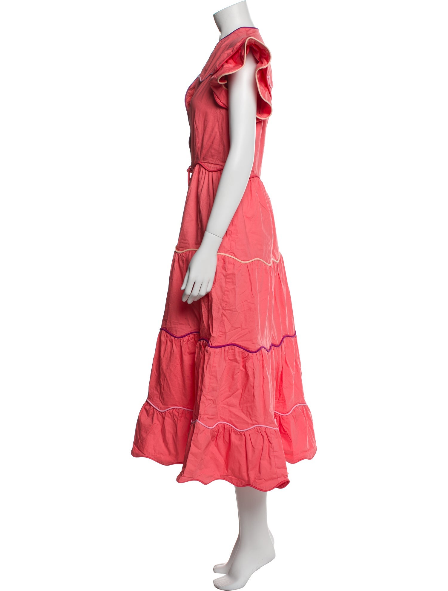 Celia B V-Neck Long Dress