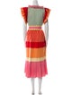 Celia B Striped Long Dress