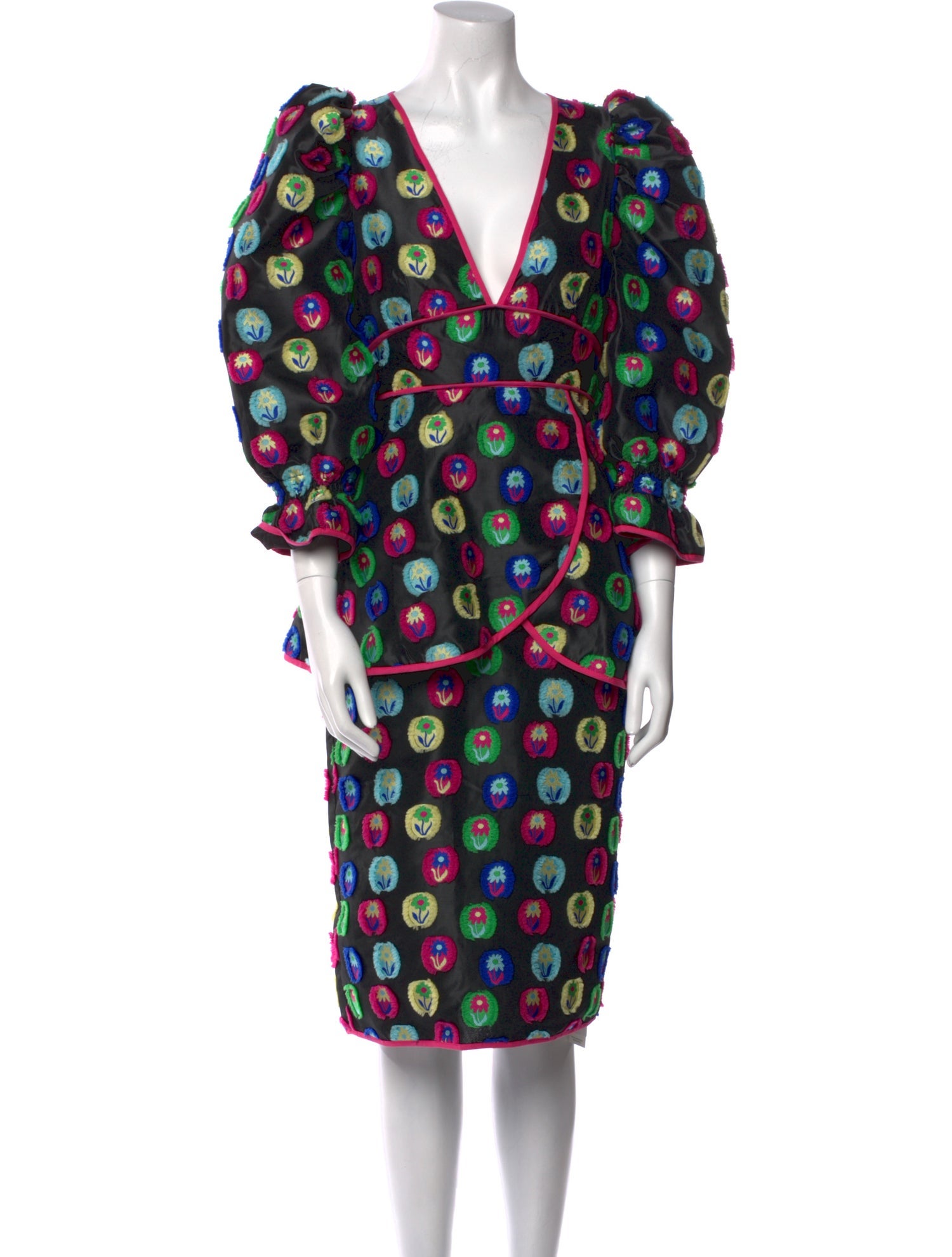 Celia B Printed Knee-Length Dress w/ Tags