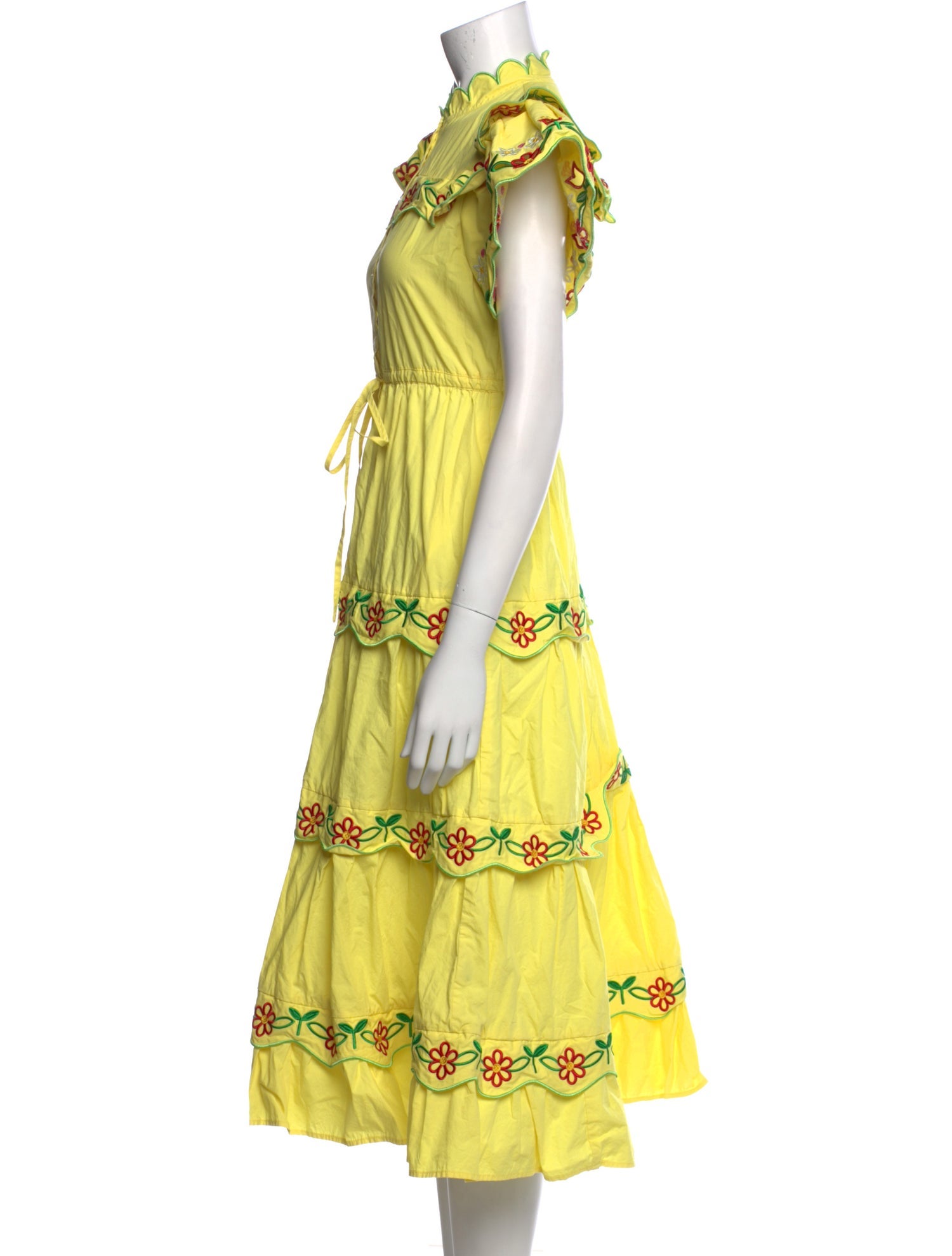 Celia B Mock Neck Midi Length Dress