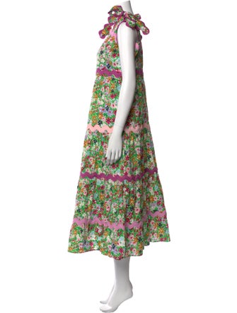 Celia B Floral Print Long Dress