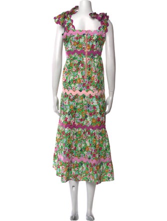 Celia B Floral Print Long Dress