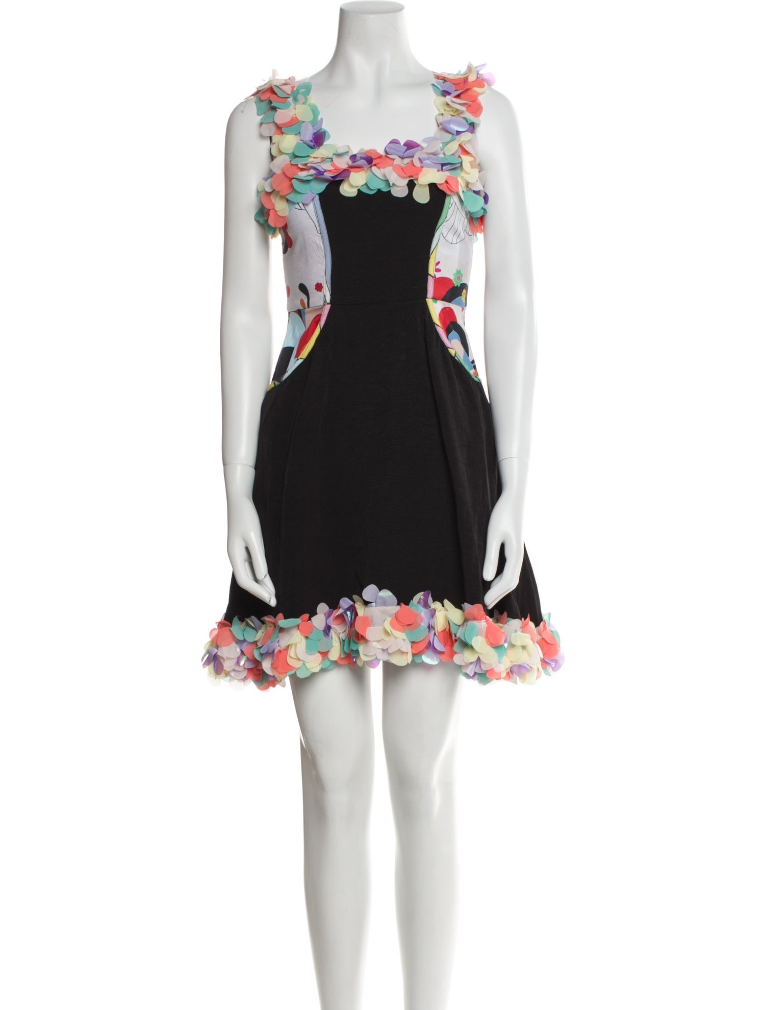 Celia B Graphic Print Mini Dress
