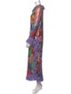 Celia B Printed Long Dress