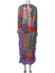 Celia B Printed Long Dress