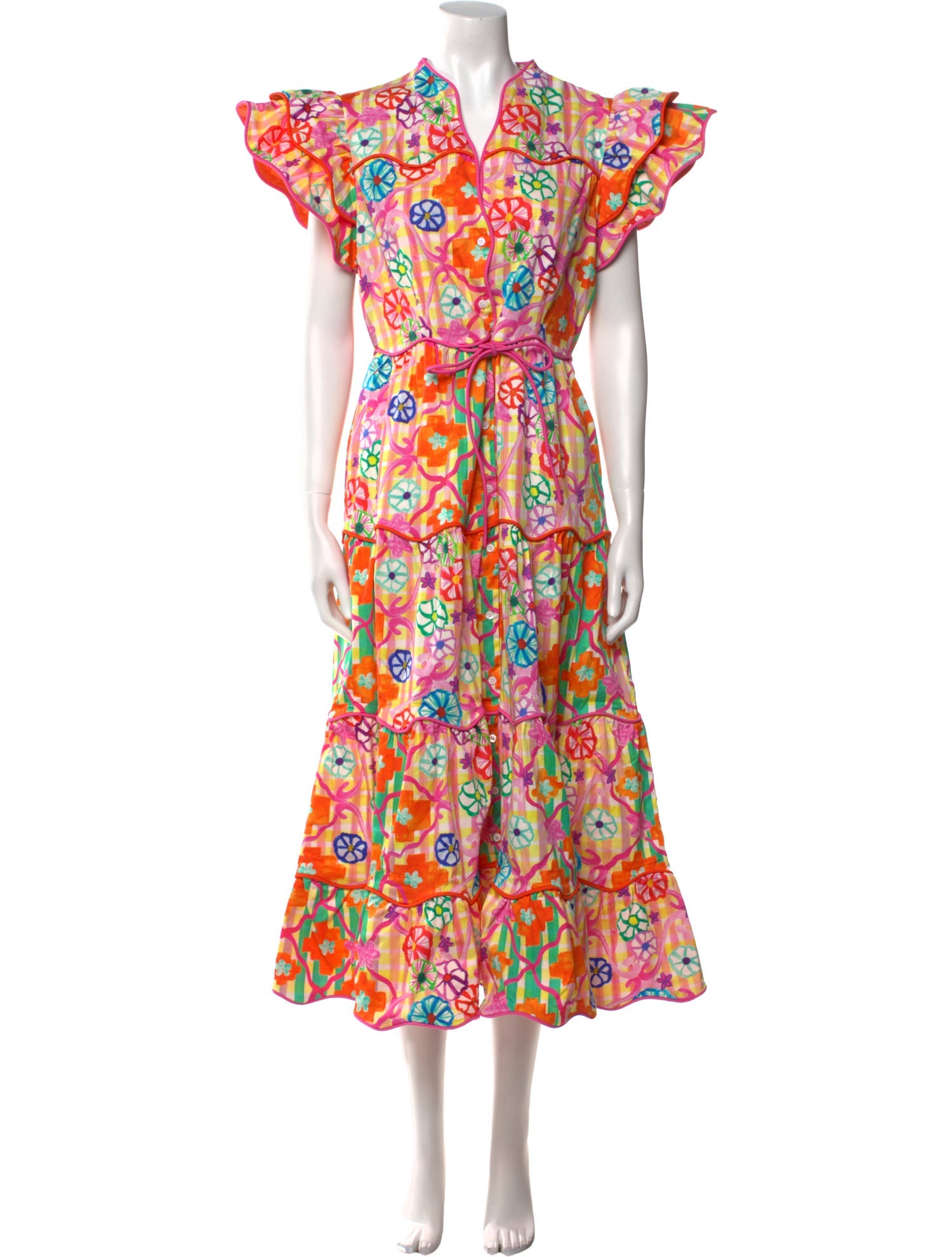 Celia B Floral Print Long Dress