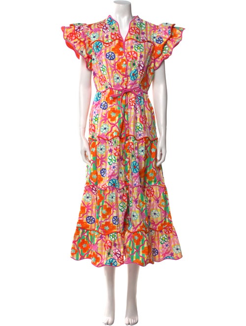 Celia B Floral Print Long Dress