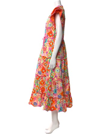 Celia B Floral Print Long Dress