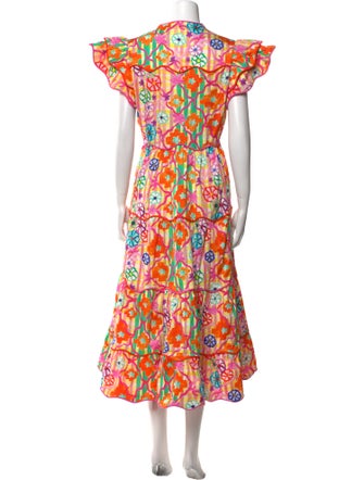 Celia B Floral Print Long Dress