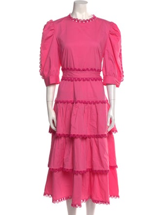 Celia B Mock Neck Long Dress