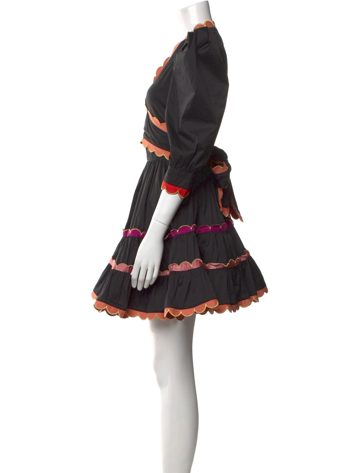 Celia B V-Neck Knee-Length Dress