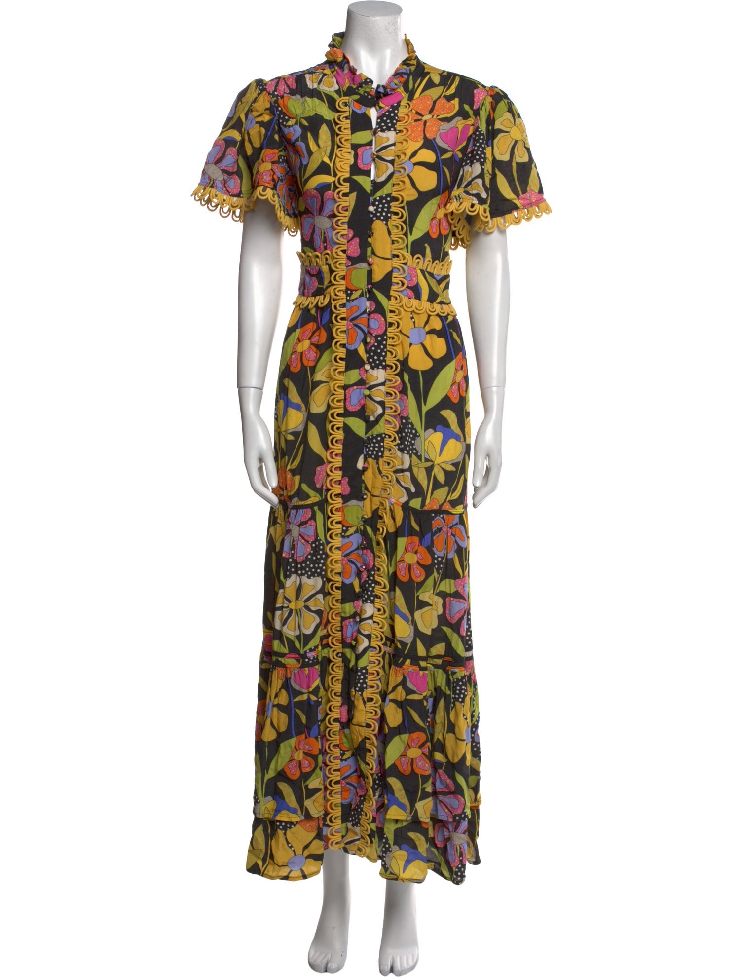 Celia B Printed Long Dress