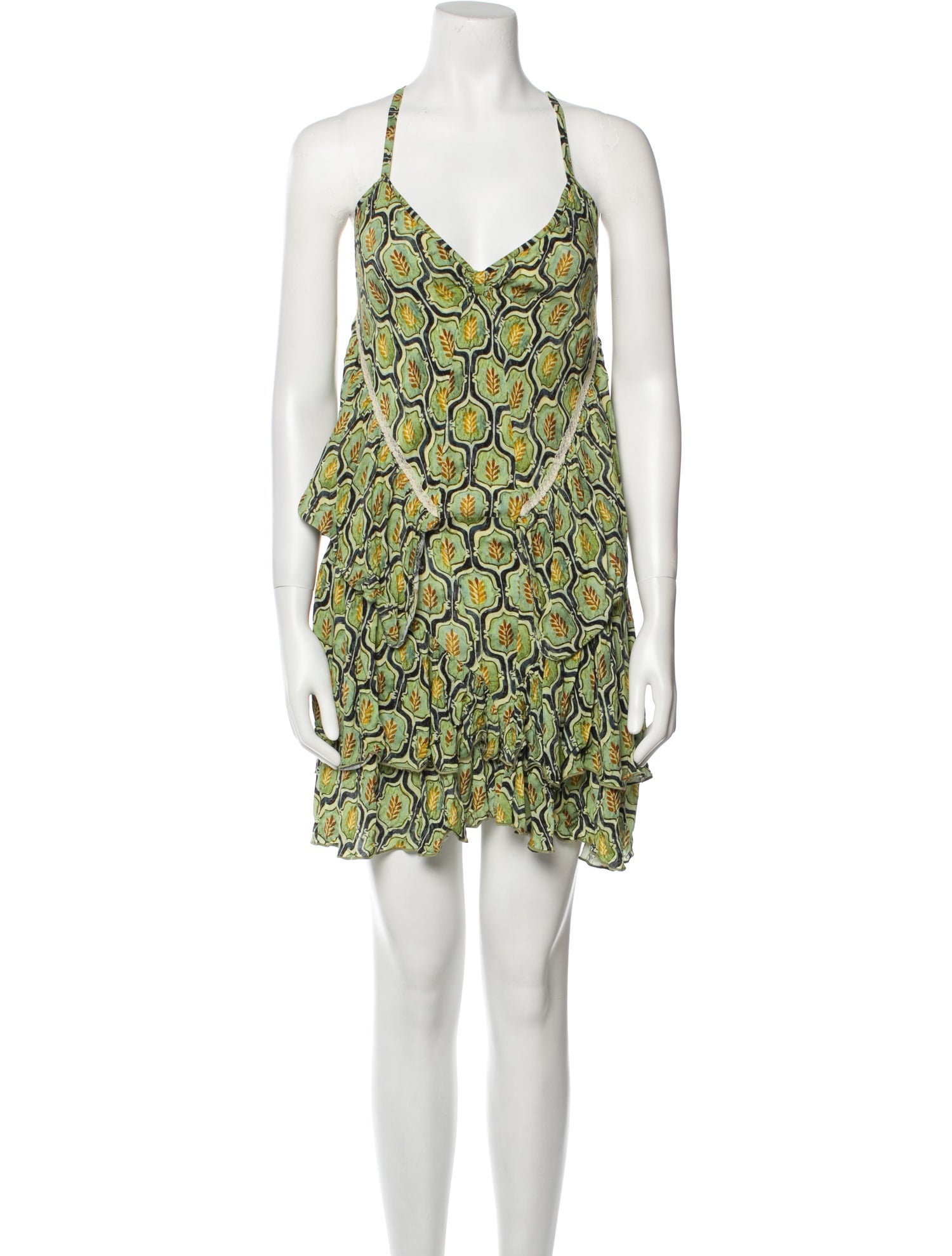 Celia Dragouni Printed Mini Dress