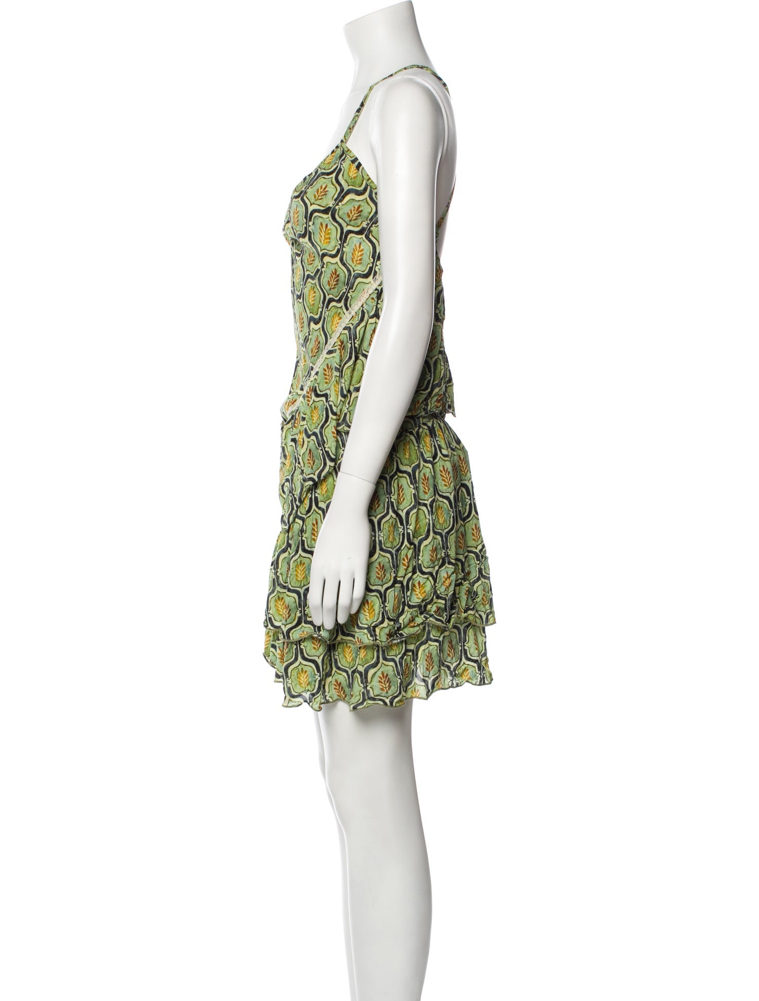 Celia Dragouni Printed Mini Dress