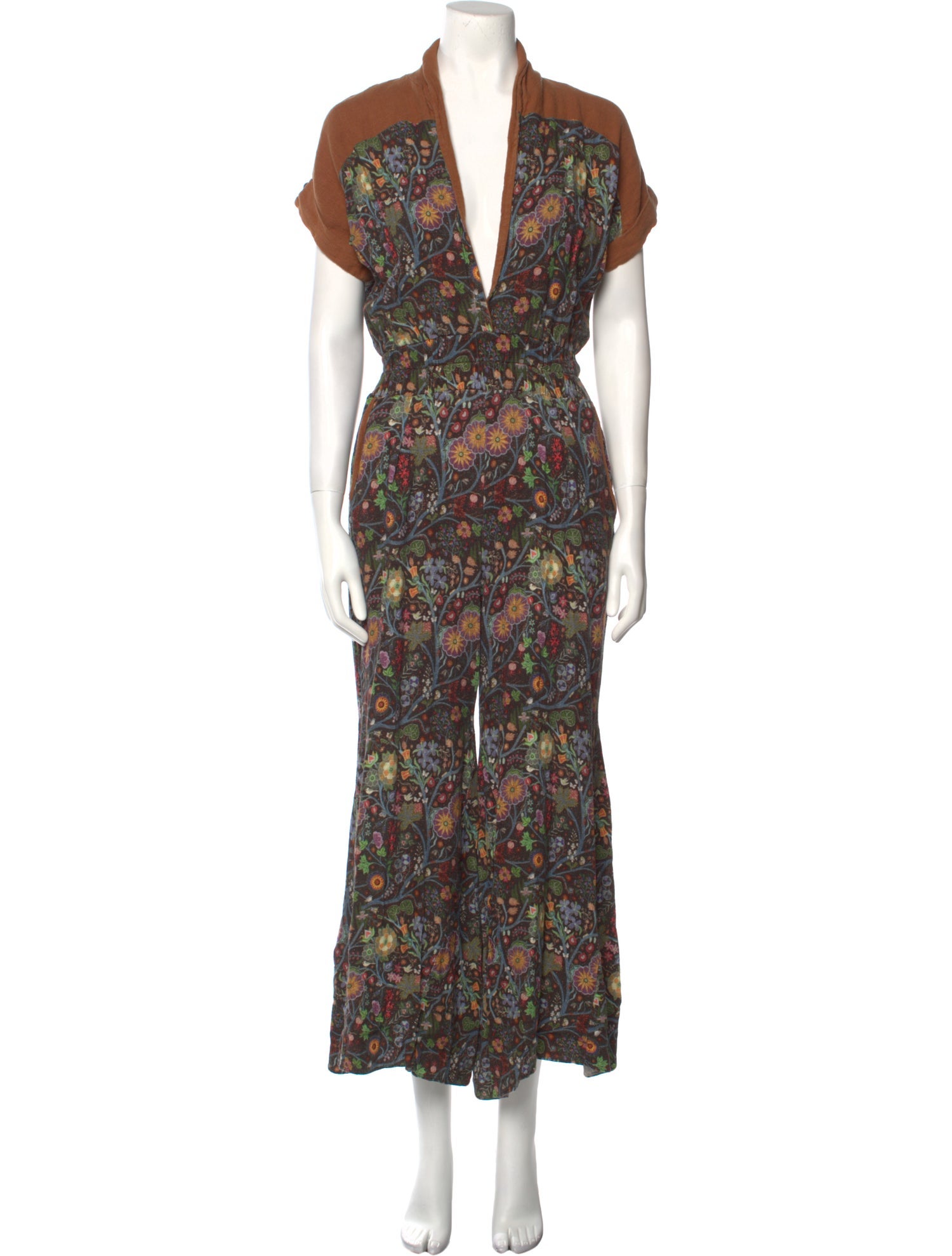Celia Dragouni Floral Print Long Dress