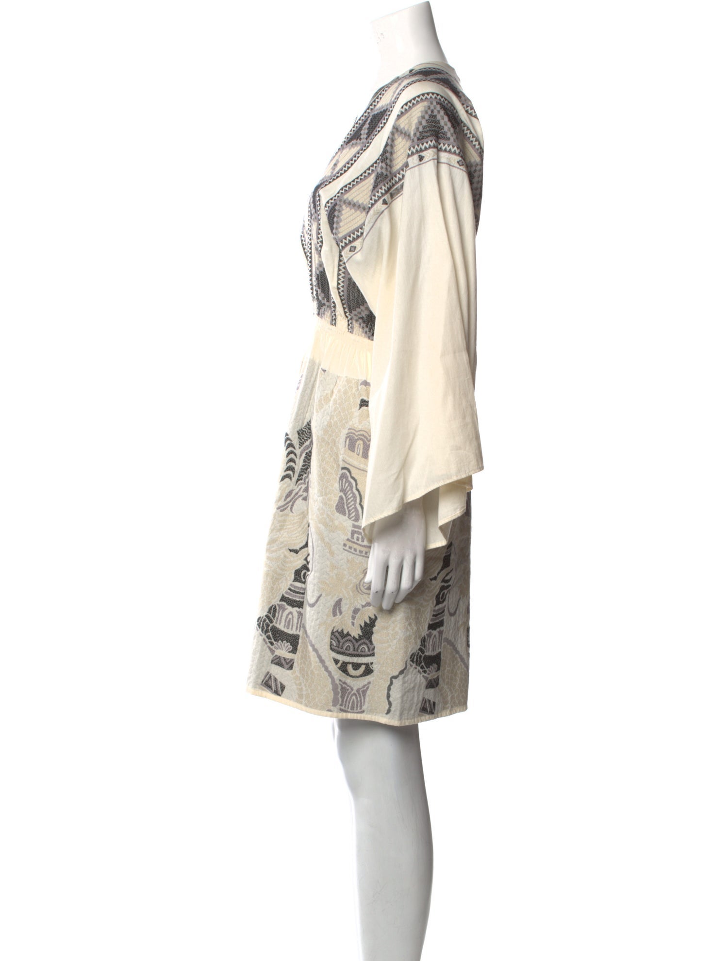 Celia Dragouni Printed Mini Dress