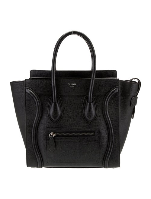 Celine Leather Luggage Micro