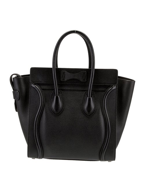 Celine Leather Luggage Micro