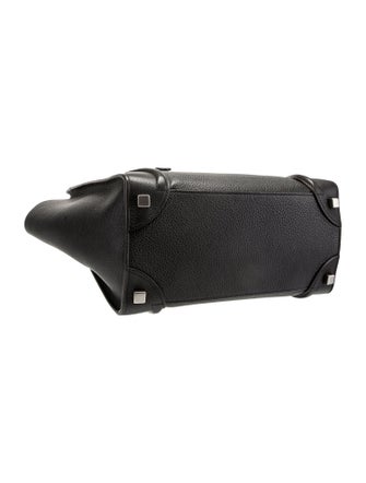 Celine Leather Luggage Micro