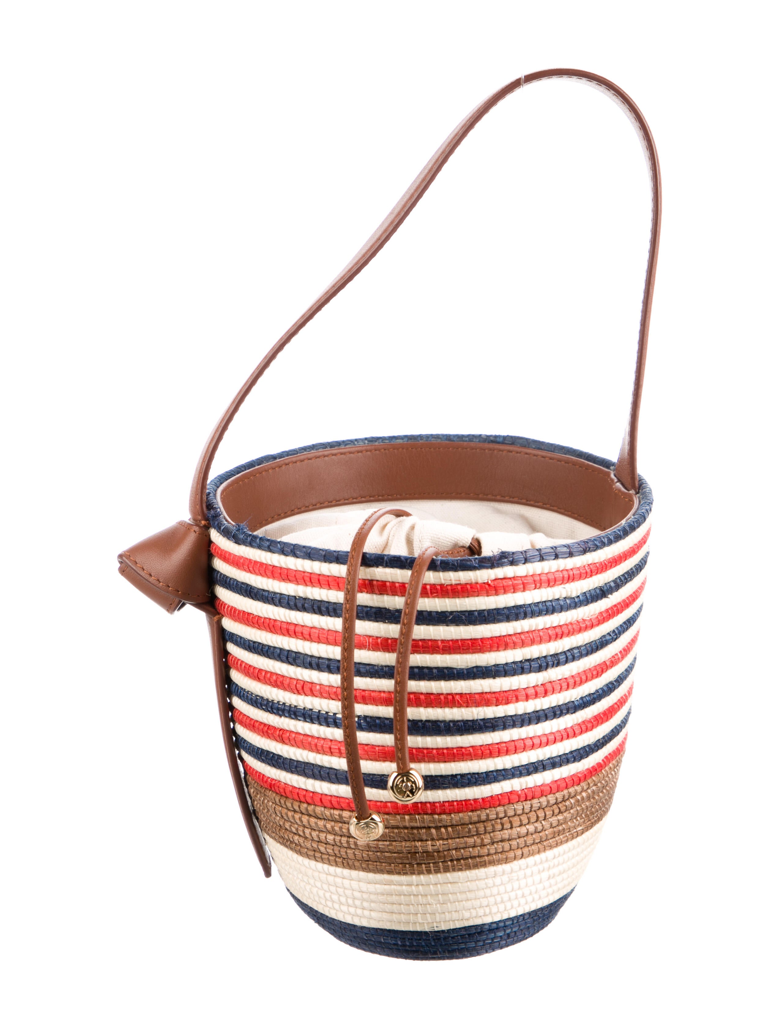 Cesta Collective Straw Woven Bucket Bag Neutrals Bucket Bags