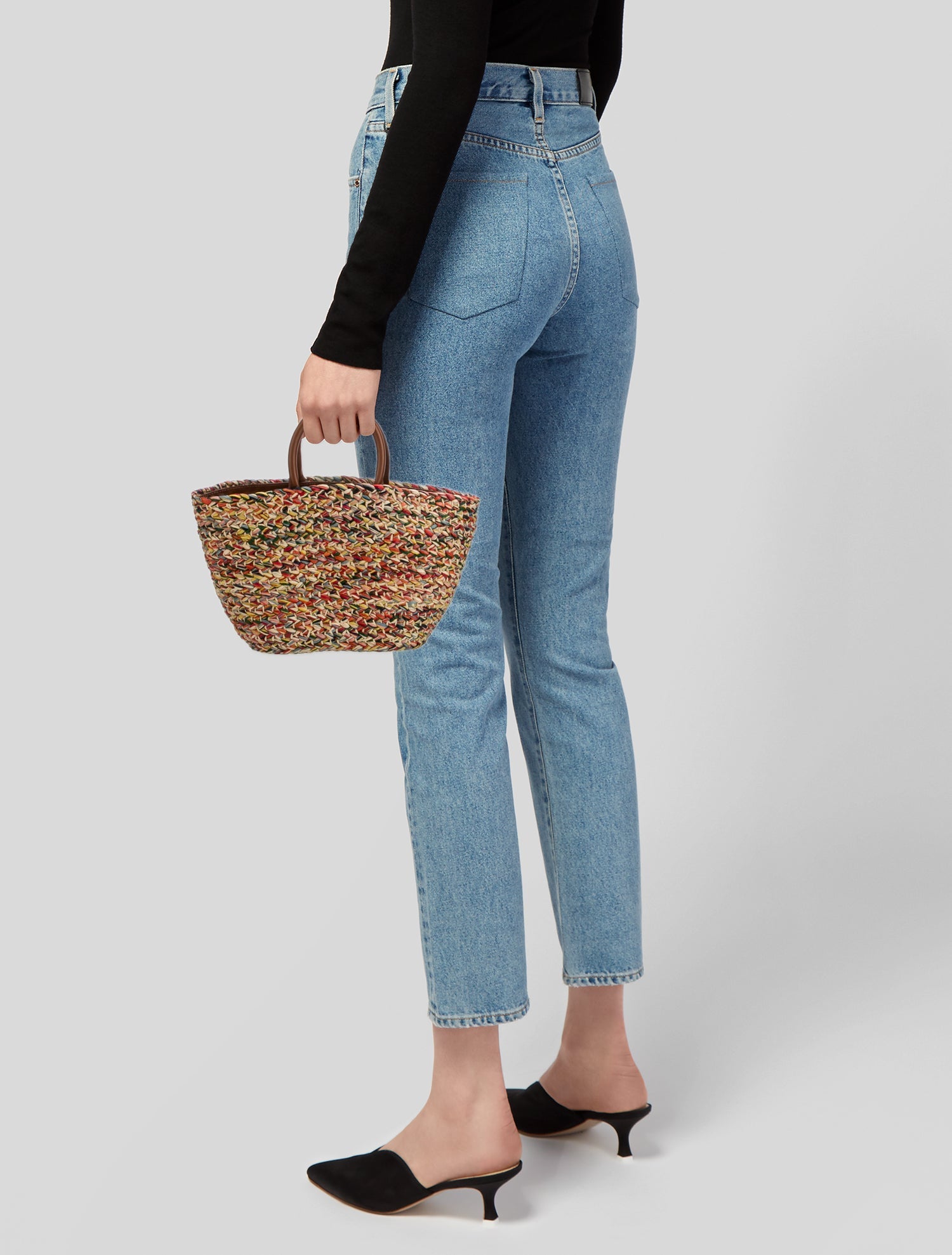 Cesta Collective Straw Top Handle Bag