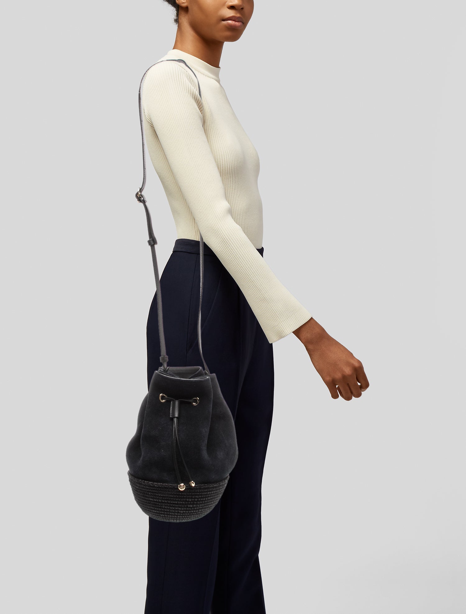 Cesta Collective Suede Bucket Bag w/ Tags