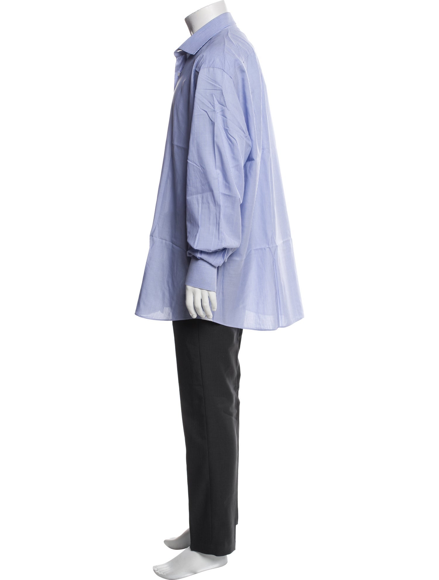 Cesare Attolini Napoli Striped Long Sleeve Dress Shirt