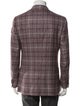 Cesare Attolini Napoli Cashmere Plaid Print Blazer
