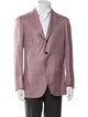 Cesare Attolini Napoli Cashmere Plaid Print Blazer