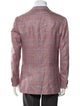 Cesare Attolini Napoli Cashmere Plaid Print Blazer
