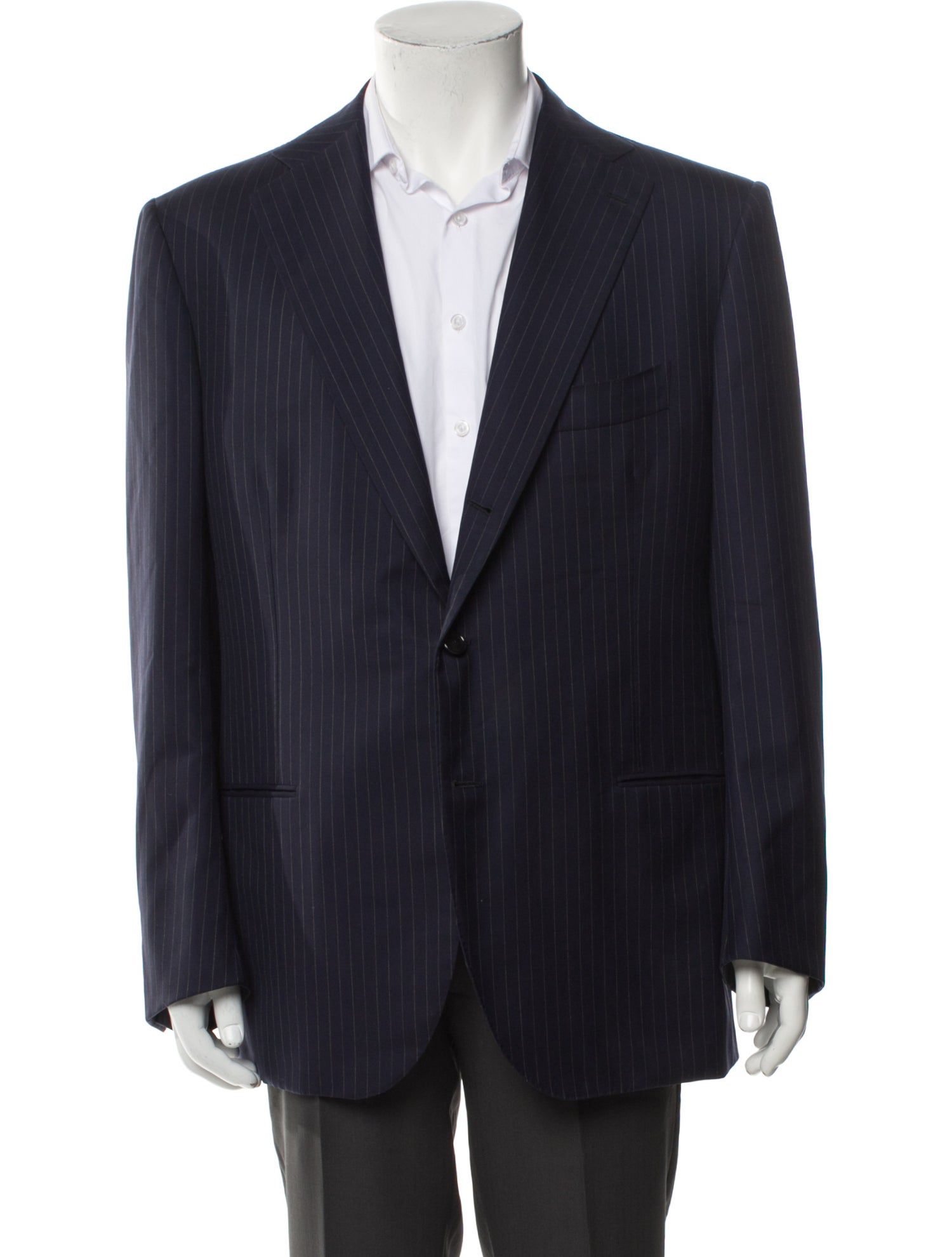 Cesare Attolini Napoli Wool Striped Blazer