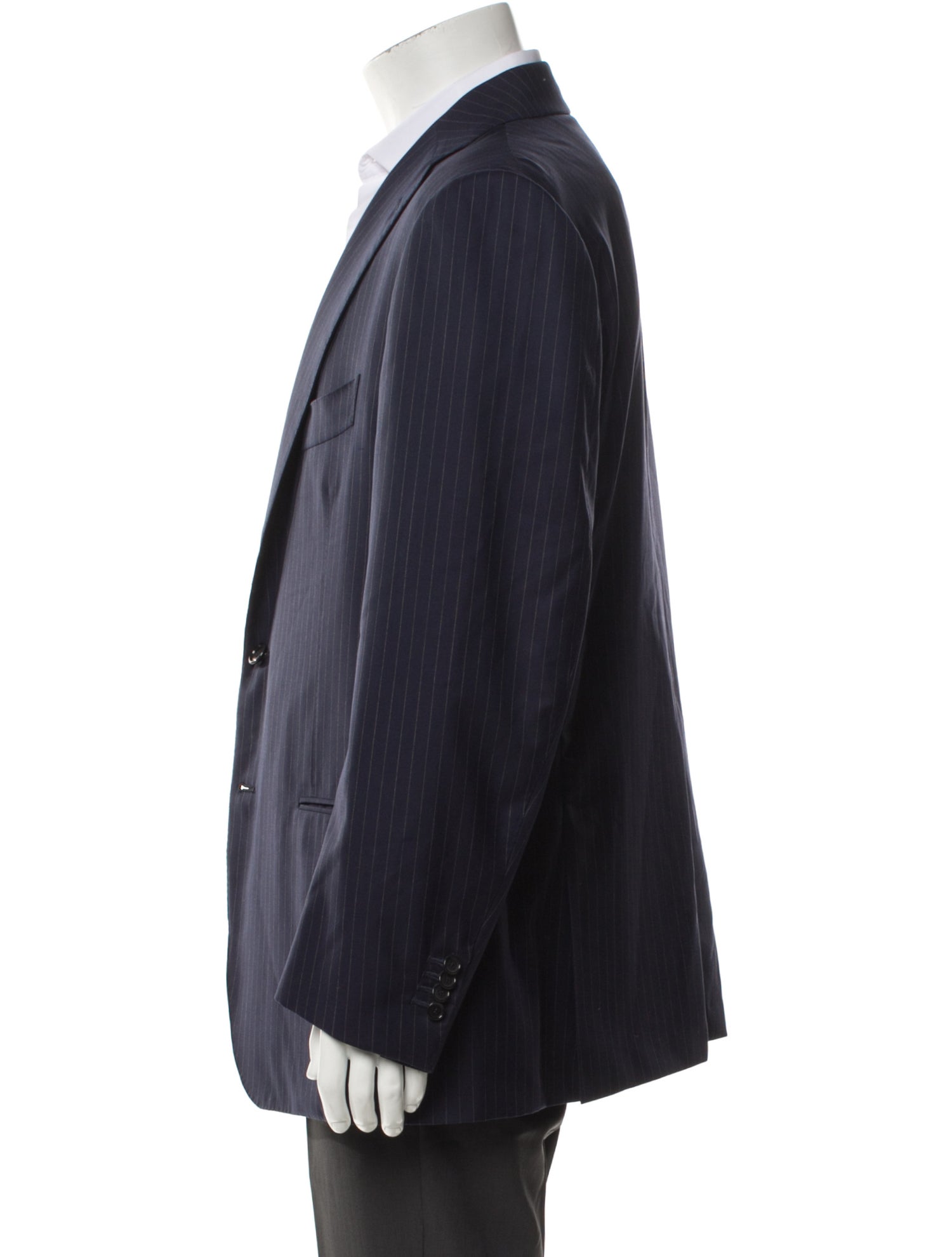 Cesare Attolini Napoli Wool Striped Blazer