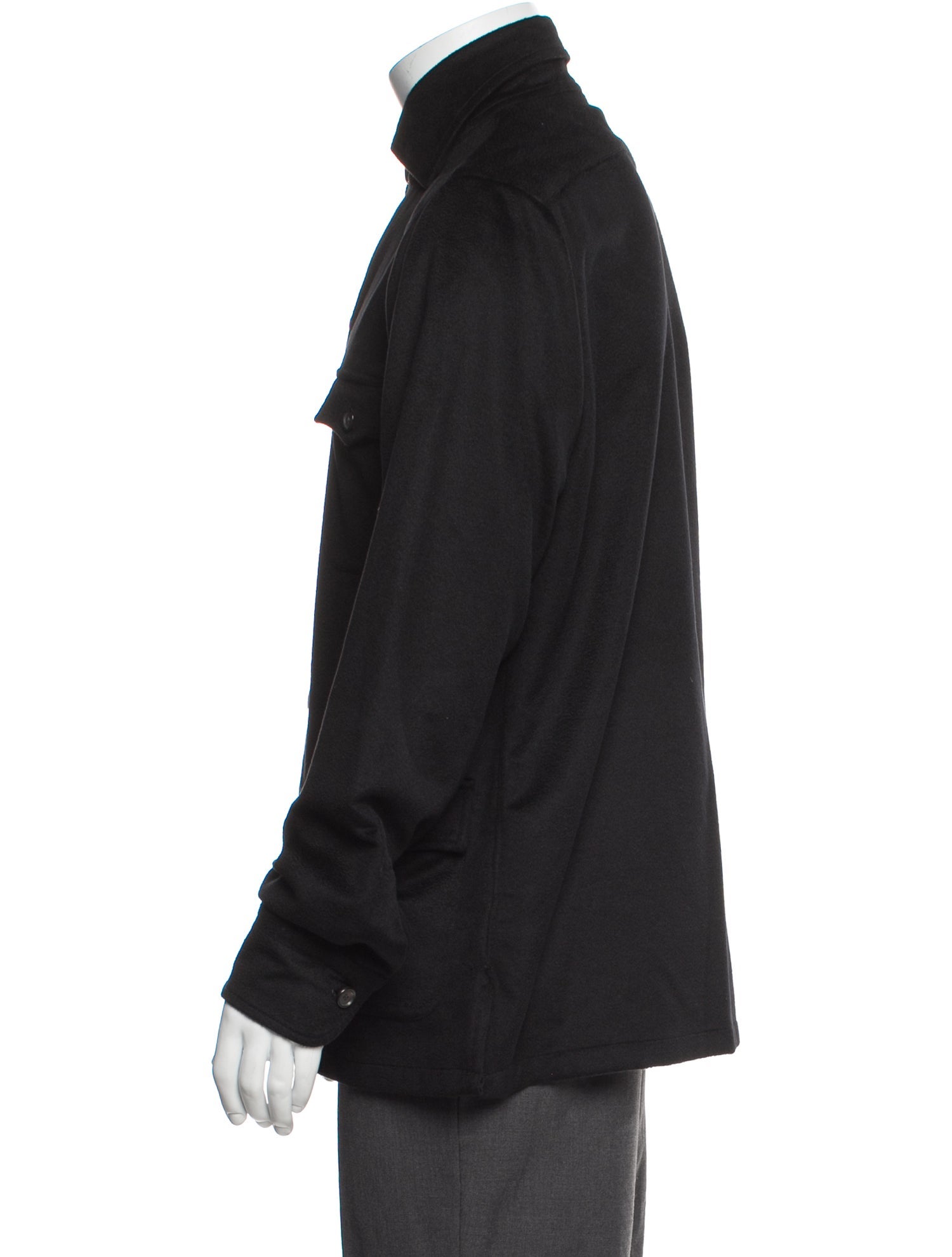 Cesare Attolini Napoli Cashmere Long Sleeve Western Shirt