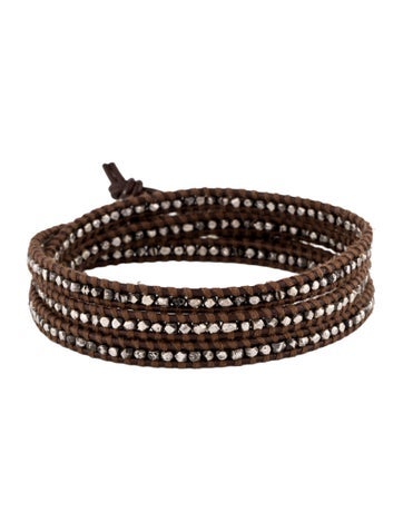 Chan Luu Wrap Leather Beaded Bracelet