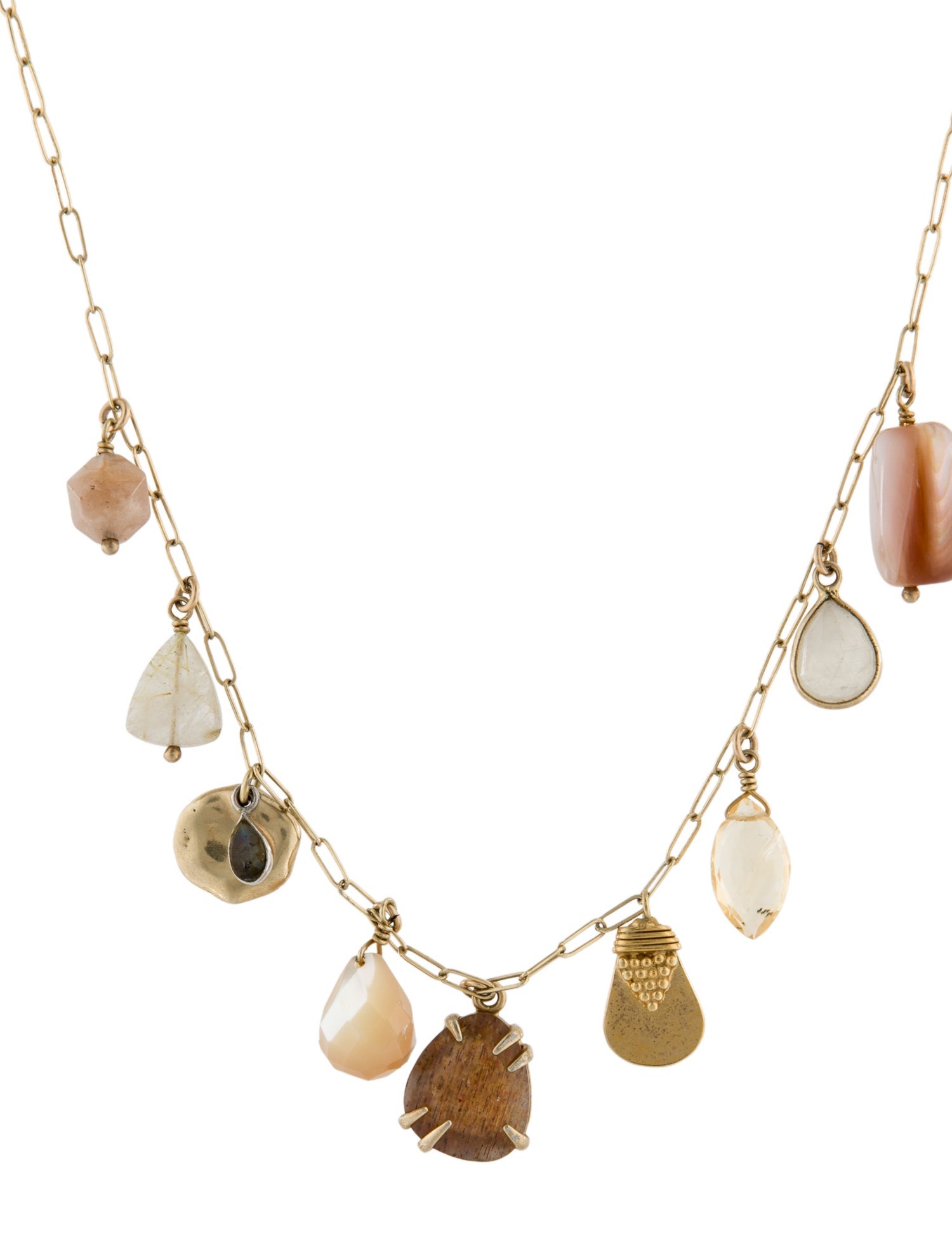 Chan Luu Multistone Charm Necklace