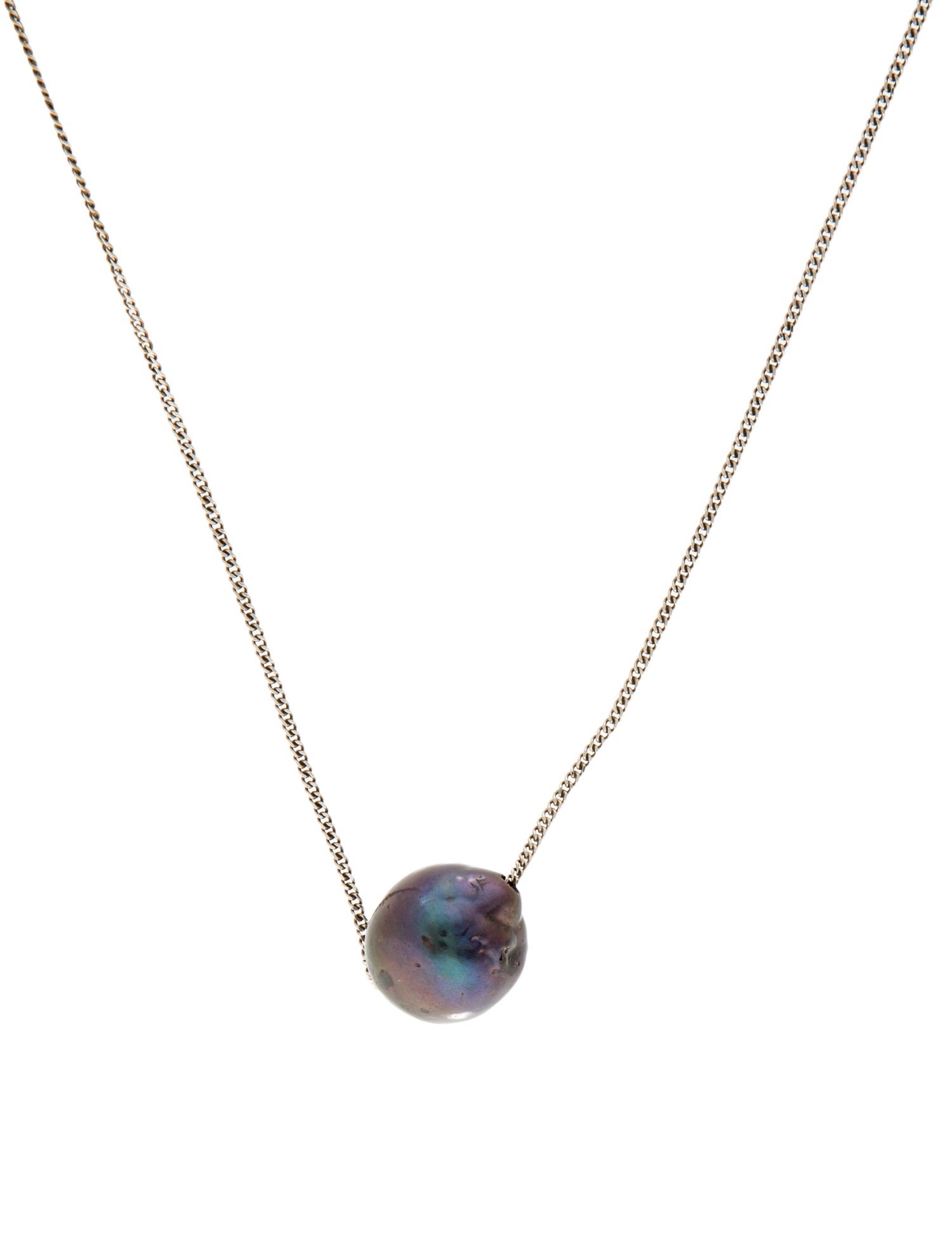 Chan Luu Pearl Floating Pendant Necklace