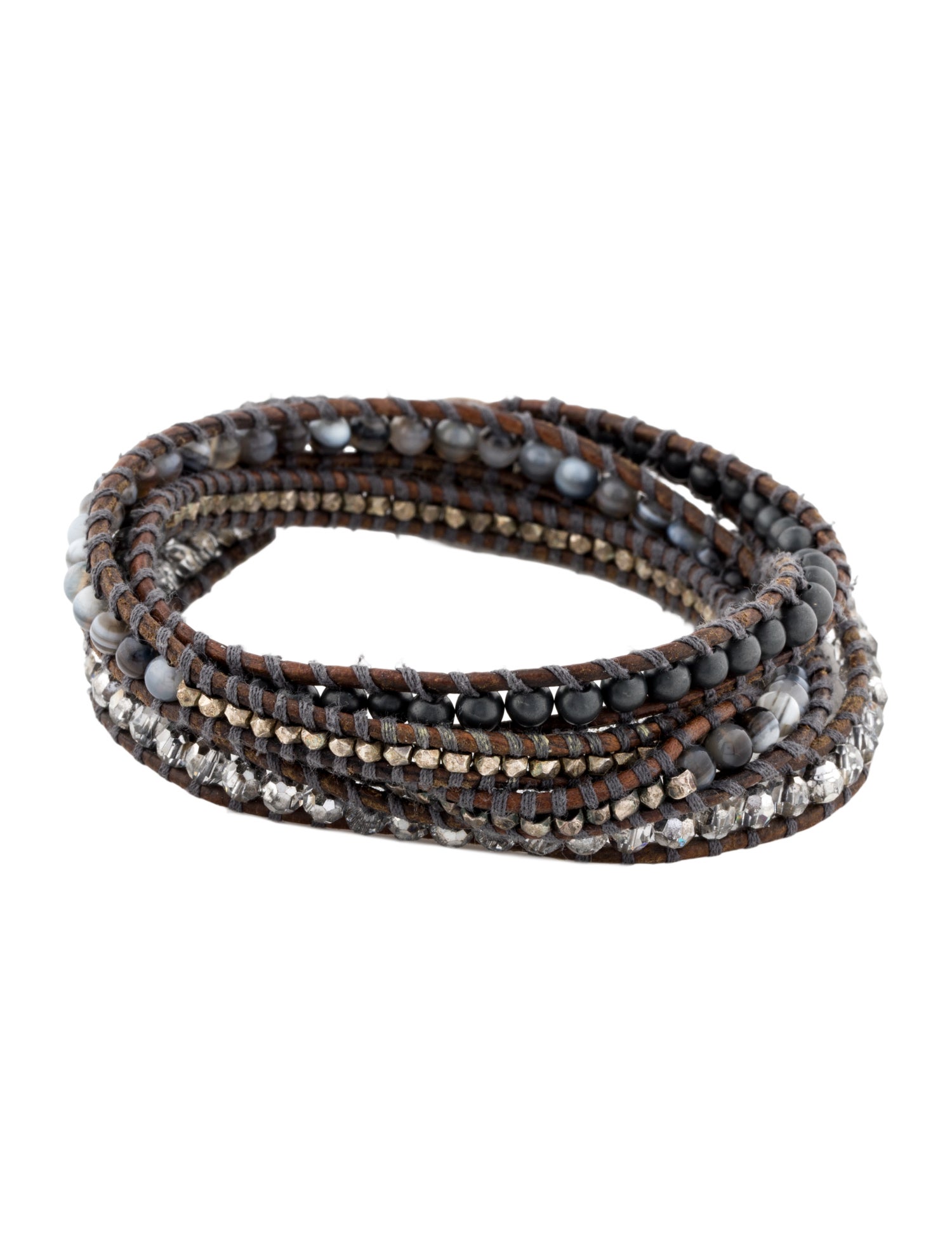 Chan Luu Stone Beaded Wrap Bracelet