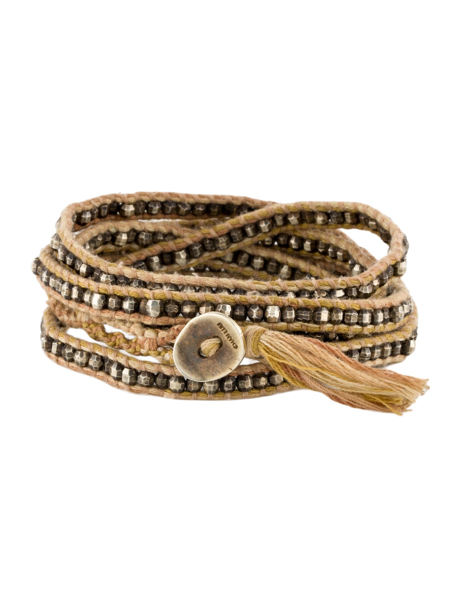 Chan Luu Cord & Bead Wrap Bracelet