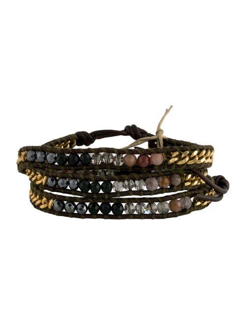 Chan Luu Bead & Leather Wrap Bracelet