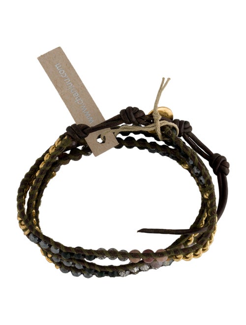 Chan Luu Bead & Leather Wrap Bracelet