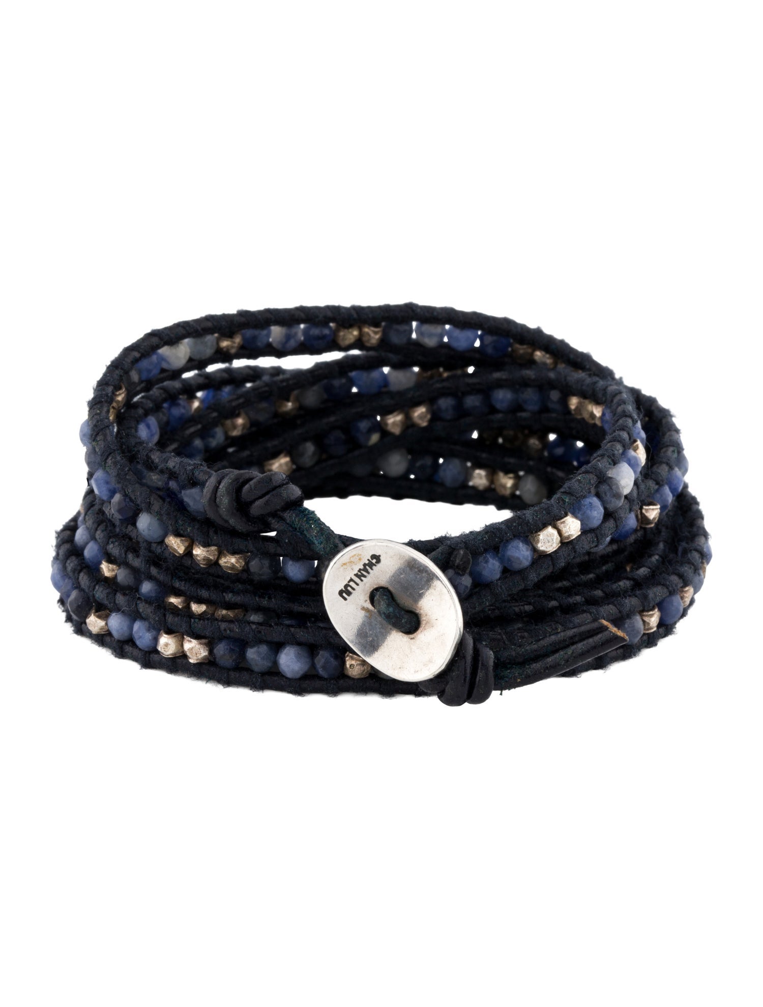 Chan Luu Bead & Leather Wrap Bracelet