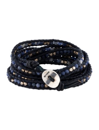 Chan Luu Bead & Leather Wrap Bracelet