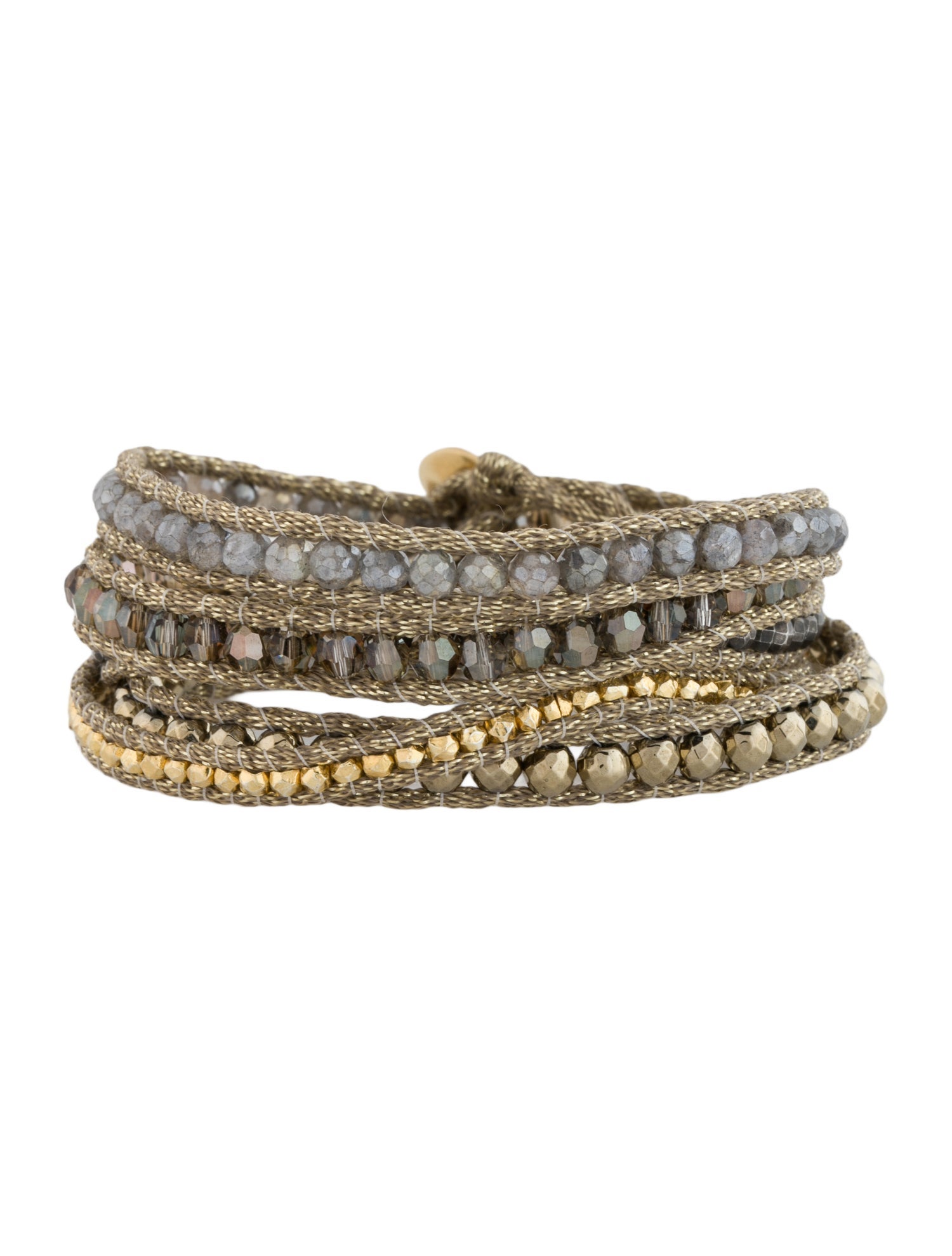 Chan Luu Beaded Cord Wrap Bracelet
