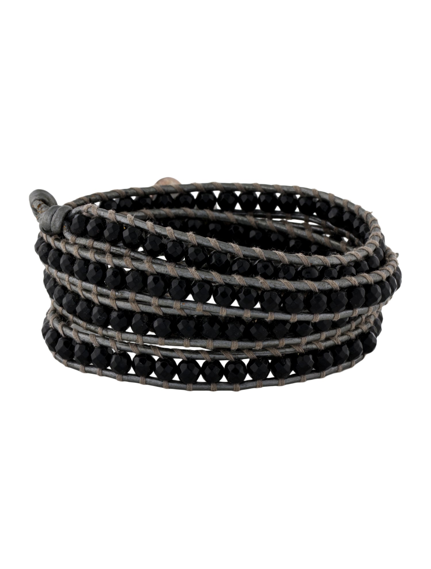 Chan Luu Bead & Leather Wrap Bracelet