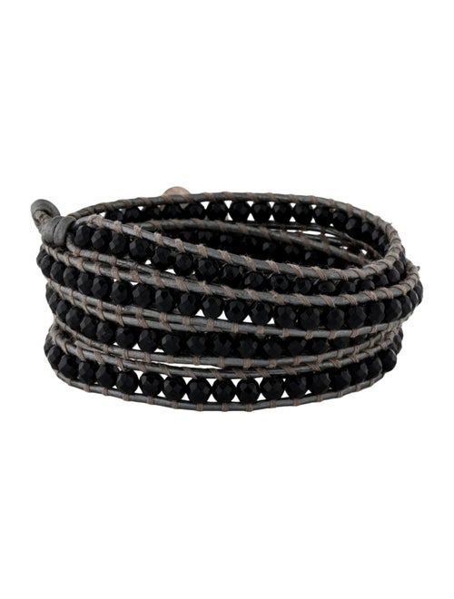 Chan Luu Bead & Leather Wrap Bracelet