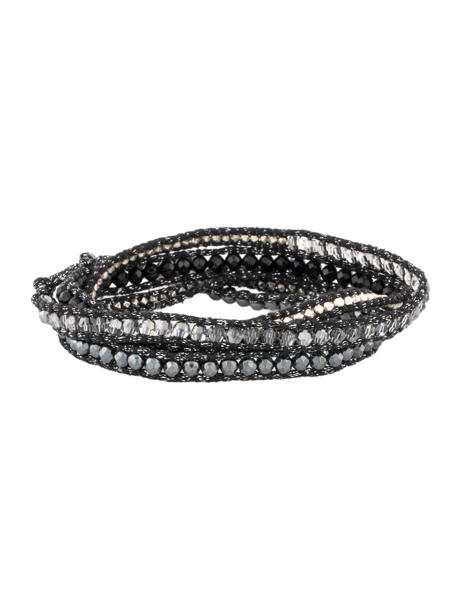 Chan Luu Crystal & Bead Wrap Bracelet
