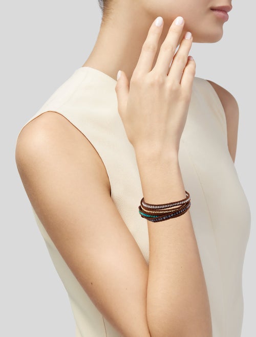 Chan Luu Beaded Double Wrap Bracelet